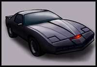 How to Draw a Pontiac Firebird Trans Am Car