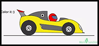 How to Draw a Car Step by Step for Kids?