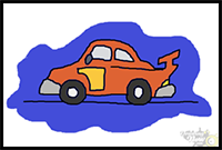 How to Draw a Car for Kids
