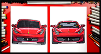 How to Draw a Ferrari 458 (Front View)