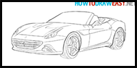 How to Draw a Ferrari for Beginners