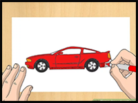 How to Draw a Ford Mustang