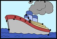 Complete Ship drawing