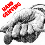 Draw a Hand Gripping Items