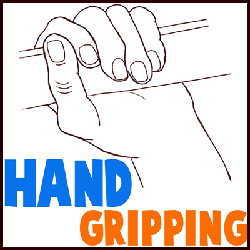 Drawing a Hand Gripping Tightly Onto Something