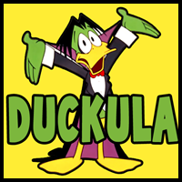 How to draw Count Duckula