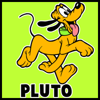 How to Draw Pluto the Dog