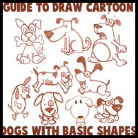 Huge Guide to Cartooning Dogs and Puppies
