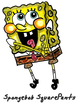What are some tips for drawing SpongeBob?