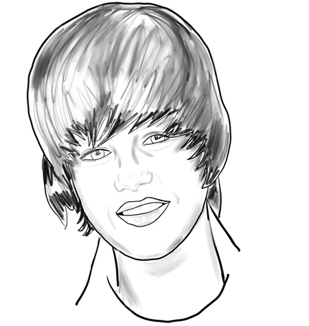 justin bieber drawing outline. JUSTIN BIEBER PICTURES TO