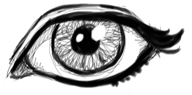 Above is the finished realistic eye drawing I hope that yours turned out 