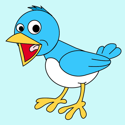 Cartoon Birds Pictures on Step Finished Color Birds How To Draw Cartoon Birds With Easy Step By