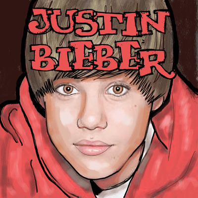 justin bieber cartoon drawing. How to Draw Justin Bieber Step