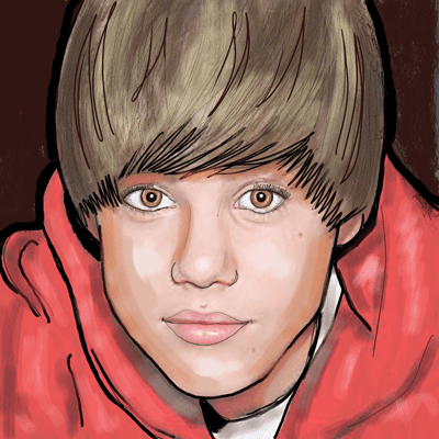 justin bieber pictures to print and color. How to Draw Justin Bieber Step
