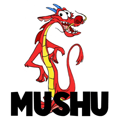 How To Draw A Dragon Body. How to Draw Mushu Dragon from