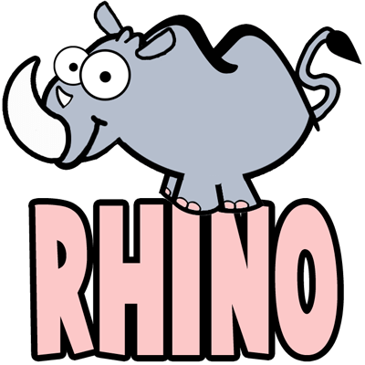 how to draw cute cartoon animals with. How to Draw Cartoon Rhinos in