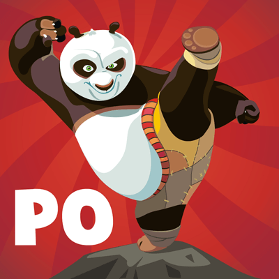 How To Draw Po From Kungfu Panda 1 And 2 With Easy Steps Drawing Tutorial