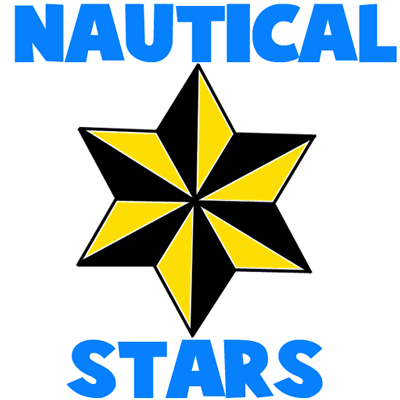How to Draw 6sided Nautical Stars with Easy Step by Step Drawing Tutorial