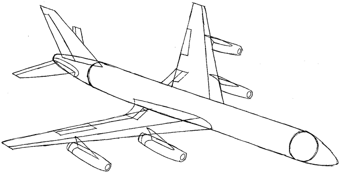 Delta Airplane Pages Coloring Pages