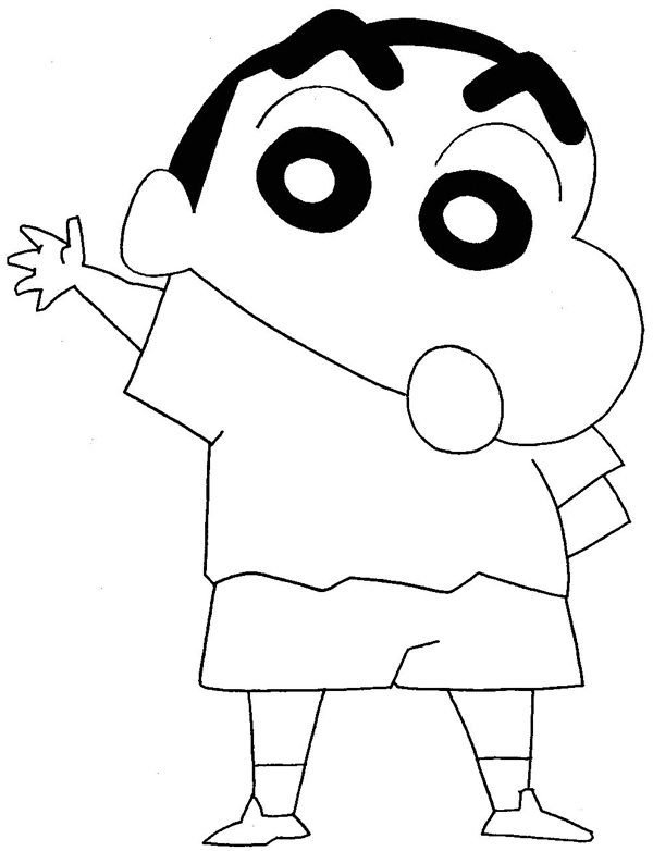 How to Draw Shinnosuke Nohara from Crayon Shin Chan with Easy Step by