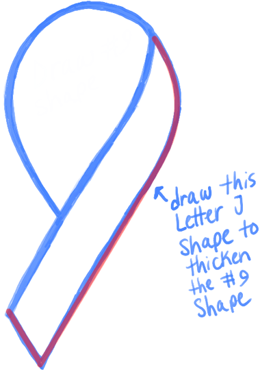 How To Draw Awareness Ribbons For Causes Such As Breast Cancer And