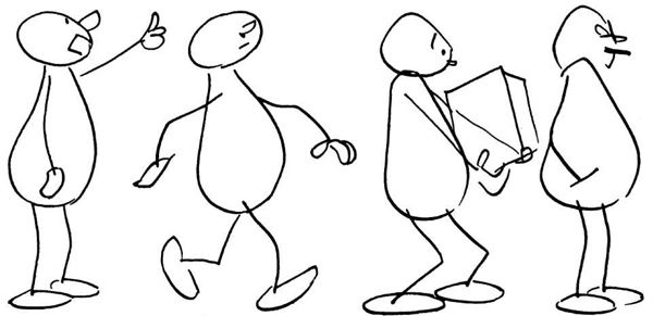 How to Draw Cartoon Figures & Bodies in Easy Steps - How to Draw Step