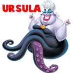 How Draw Ursula The Sea Witch from The Little Mermaid in Simple Steps