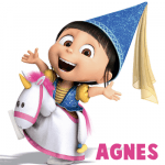 How to Draw Agnes, the Youngest Daughter,  from Despicable in Step by Step Drawing Tutorial