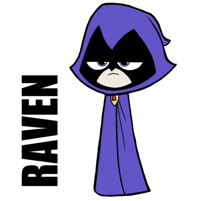How To Draw Teen Titans Raven 27