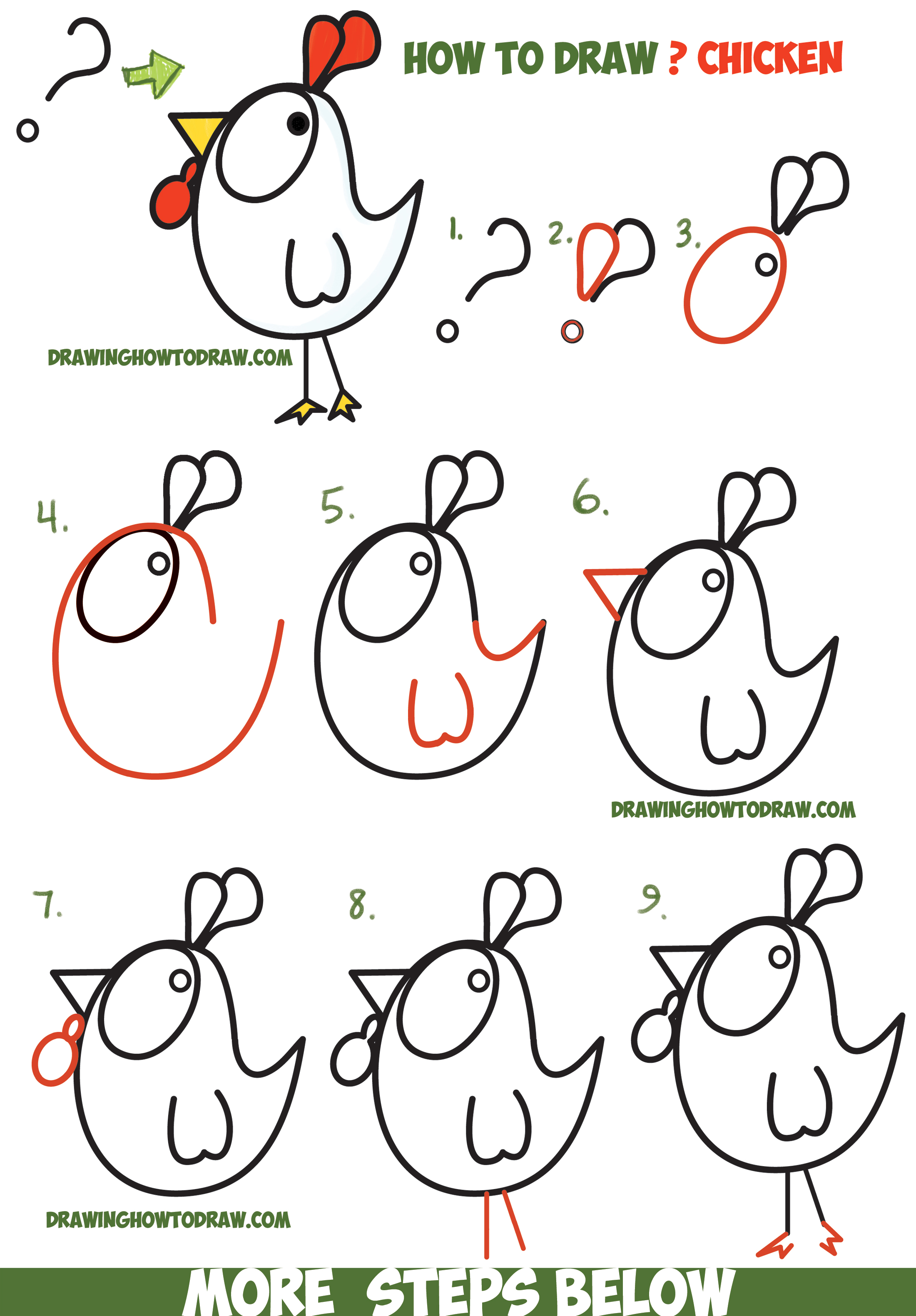 Amazing How To Draw Chicken of all time Learn more here 
