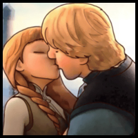 How to Draw Princess Anna and Kristoff Kissing from Disneys Frozen