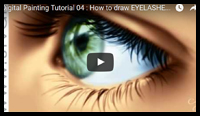 How to Draw realistic eyelashes in Photoshop