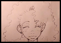 How to Draw Curly/Afro Hair