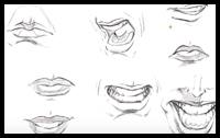 How to Draw Mouths : Step by Step Tutorial
