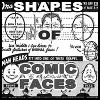 Proportions and Shapes of Comic Human Faces / Heads – Cartooning Lesson