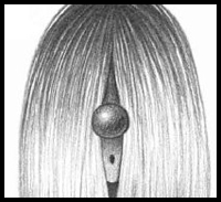Learn how to draw this long and beautiful straight hair
