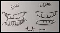 Easy Pictures to Draw How to Draw Teeth [Video]
