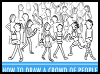 How to Draw a Crowd of People in 3 Easy Steps