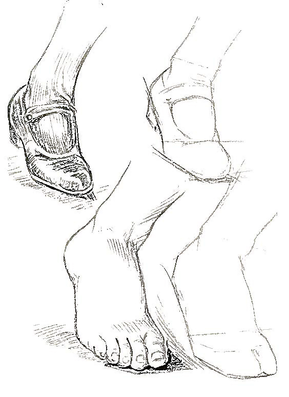 How to Draw Feet and Toes with Human Foot Drawing lessons & tutorials
