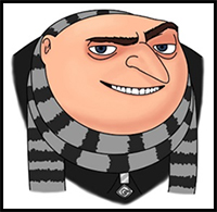 How to Draw Gru (Despicable Me)