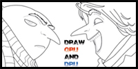 Learn How to Draw Gru and Dru from Despicable Me 3 Easy Step by Step Drawing Tutorial for Kids