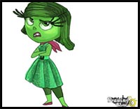 How to Draw Disgust from Inside Out
