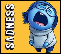 How to Draw Sadness from Inside Out with Easy Step by Step Drawing Tutorial