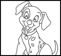 How to Draw Patch from 101 Dalmatians