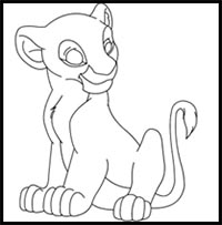 How to Draw Nala from The Lion King