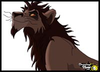 How to Draw Nuka from The Lion King