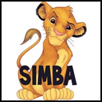 How to Draw Simba from Lion King Step by Step Drawing Tutorial