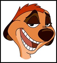 How to Draw Timon