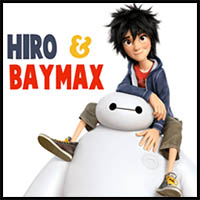 How to Draw Hiro Hamada and Baymax from Big Hero 6 in Easy Steps Tutorial