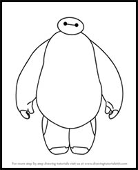 How to Draw Baymax from Big Hero 6